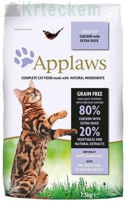 Applaws cat Adult Chicken & Duck 2x7,5 kg