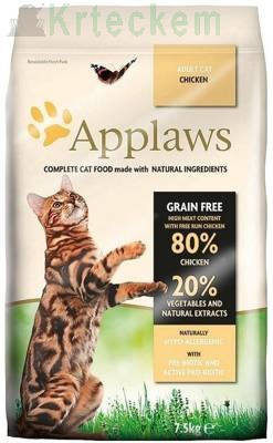 Applaws cat Adult kuře 2x7,5 kg
