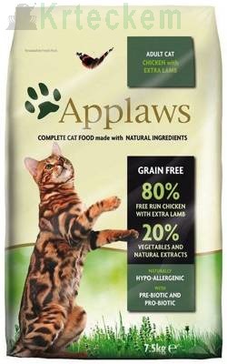 Applaws granule cat Adult Chicken & Lamb 7,5 kg + PŘEKVAPENÍ ZDARMA 