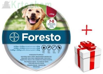 BAYER Foresto obojek pro psy nad 8 kg + překvapení pro psa ZDARMA!!!