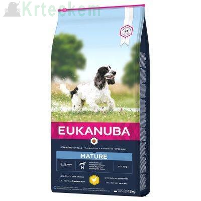 Eukanuba Thriving Mature Medium Breed 3kg + Překvapení pro psa