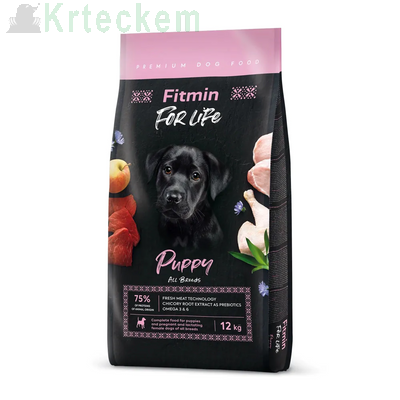 FITMIN DOG For Life Puppy 12kg + PŘEKVAPENÍ ZDARMA !!!