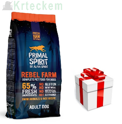 PRIMAL SPIRIT 65% Rebel Farm 12kg + PŘEKVAPENÍ ZDARMA !