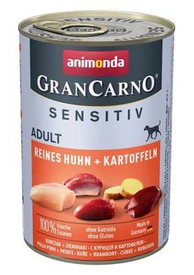 ANIMONDA GranCarno Sensitiv Adult Dog příchuť: kuře + brambory 400g