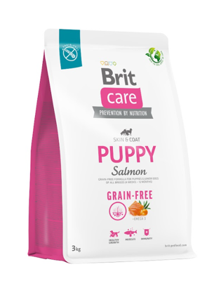 BRIT CARE Dog Grain-free Puppy Salmon 3kg