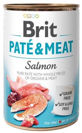 BRIT PATE & MEAT SALMON 800g