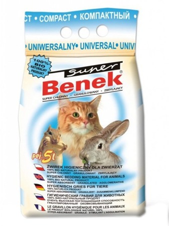 Certech Super Benek Univerzální Compact Hrudkující stelivo pro kočky 5 l
