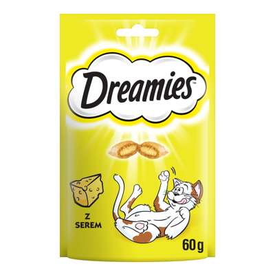 DREAMIES 60g - pochoutka pro kočky s lahodným sýrem     
