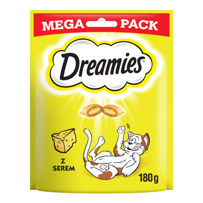 DREAMIES Mega Pack 4x180g pamlsky pro kočky s lahodným sýrem