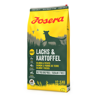 JOSERA Lachs & Kartoffel -Grain Free 12,5kg + PŘEKVAPENÍ ZDARMA !!!
