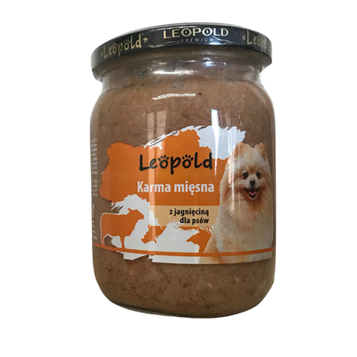 Leopold krmivo pro psy s jehněčím masem 500g (Jar)