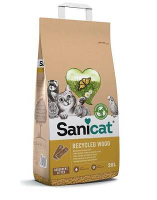 SANICAT Recyklované dřevěné pelety 20l