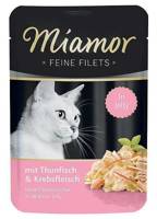 Miamor Feine Filets - mokré krmivo pro kočky filety z tuňáka s krabem 100g