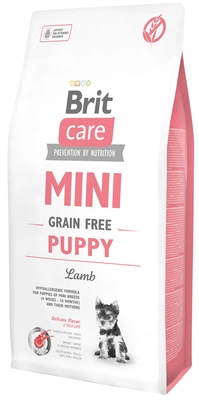 BRIT CARE Mini Grain-Free Puppy Lamb 7kg + PŘEKVAPENÍ ZDARMA !!!