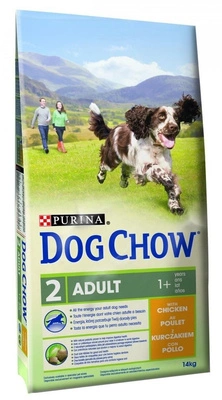 PURINA Dog Chow Adult Chicken 14kg + DentaStix GRATIS
