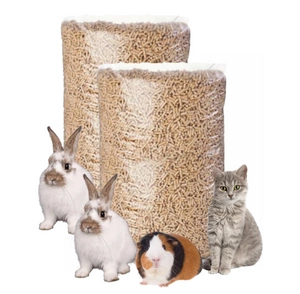 EcoPellet Ekologické dřevěné pelety pro kočky, prasata, králíky 2x15kg