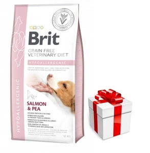 Brit GF veterinary diets dog Hypoallergenic 12kg + překvapení pro vašeho psa ZDARMA