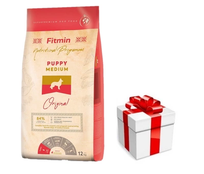 FITMIN Medium Puppy 12kg + překvapení pro vašeho psa ZDARMA