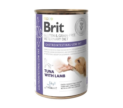 BRIT GF Veterinary Diets Dog Gastrointestinal Low Fat 400g- mokré krmivo pro psy