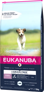 EUKANUBA Puppy&Junior Small/Medium Grain Free 2x12kg 