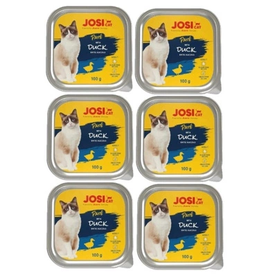JOSERA JosiCat Pate s kachnou 6x100g